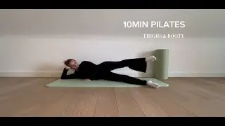 10 MIN THIGHS & BOOTY PILATES WORKOUT | Sculpting Mat Pilates | 5-day challenge