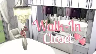 Sims 4 Room Build | My Dream Walk-In Closet
