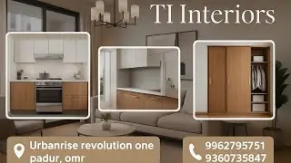 2BHK Apartment Interior Design Chennai | Space-Saving Modular Solutions Walkthrough| TI interiors