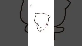 How To Draw Peach Cat Step By Step | Tip of pencil |