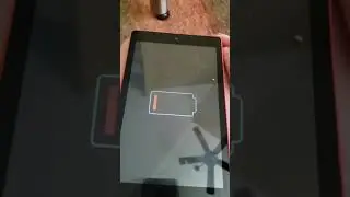 Red tablet low batteries