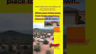 3 Bed 2 Bath RV Garage Home in a Planned RV Community (Arizona Real Estate)
