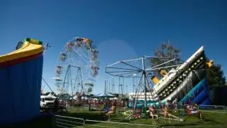 Fair ground time lapse - available for licensing