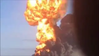 Giant Explosions Reported After Train Derailment In North Dakota   Video
