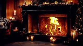 2h Feu de chemin&eacute;e 4k🔥Musique #jazz  Romance🔥Bruit feu #relaxing Regeneration #fireplace #relaxation