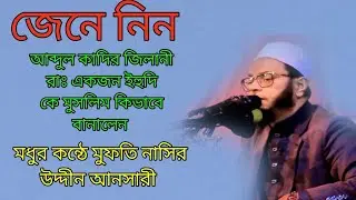 #একজন# ইহুদি কিভাবে ইসলাম গ্রহণ করলো? আব্দুল কাদির জিলানী (রহঃ) | নাসির উদ্দিন আনসারি