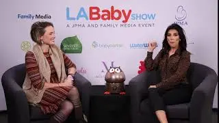 Adrianna Costa with Crane at LA Baby Show #LABS18