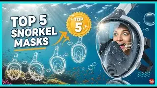 TOP 5 Best Full Face Snorkel Masks 2026 | Breathe Naturally and See Everything Underwater!