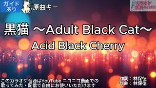 【ガイドあり】黒猫 ～Adult Black Cat～／Acid Black Cherry【カラオケ】