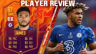 INCREDIBLE CARD! ⭐ 87 HEADLINERS REECE JAMES PLAYER REVIEW! FIFA 22 ULTIMATE TEAM