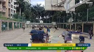 Banging-8 vs Double Trouble Live Cricket Match | GSML 2025 Live - Ganga Satellite Court Pune
