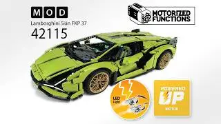 42115 Lamborghini Si&aacute;n FKP 37 RC MOD for Powered Up Motors