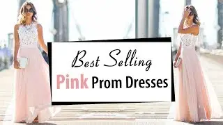Beautiful Pink Prom Dresses 2018, Latest Formal Party Dress, Best Selling Fashion Evening Gowns
