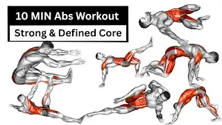 10 MIN Abs Workout at Home | Get Strong & Defined Core (No Equipment)