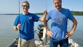 Rigging up Boss Kat Dip Worms.