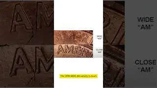 $4583 for A 1999 penny? Wide AM error? Why&hellip;&hellip;? #coin #rarecoins  #coincollecting  #penny  #lincoln