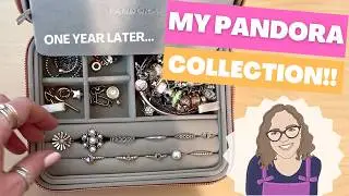 Моя коллекция украшений Pandora, купленных (в основном) в секонд-хенде | Год спустя