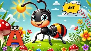 ABC Insects Song 🐜🦋 | A to Z Insect Adventure | Fun Kids Learning Song | #abcd #kids #learning