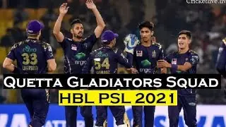 Quetta Gladiator full squad