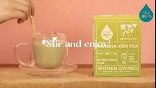 Make a Matcha Latte with Tea Drops