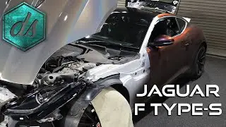 Stripping JAGUAR F TYPE To Re-Wrap it! DS Graphics Ltd