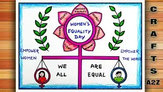 Womens Equality Day Drawing | Womens Equality Day Poster | Genders Equality Drawing | Equality Day