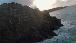 Commando Ridge , Bosigran, Cornwall ...fpv 4k drone