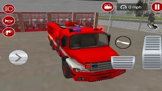 Real Fire 🔥 Truck 🚒 Driving Simulator 2024 -Fireman's Daily Job- Android GamePlay#games #XGAMING0.2