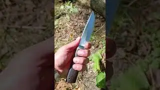 По мотивам ножа Рэндалла Модель 25, S390 с твердостью 66 HRC, Титан, Блэквуд