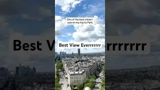 Best View Ever❤️ #paris #france #shortvideo #bestview #travelvlog