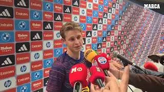 Слова Де Йонга после матча против Реала 