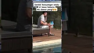 Verrel Bramasta selalu pakai sendal kado dari Fuji #fujian #verrelbramasta