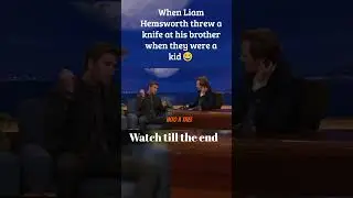 Liam Hemsworth and his brother fought with fist and knives 😲 #shorts #liamhemsworth #chrishemsworth
