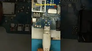 how to remove charging jack without heat gun #shorts #shortfeed #electronic