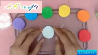 Mini clay cake |Colourful Rainbow cake|polymer clay tutorial|Clay Rainbow cake|Mini cake