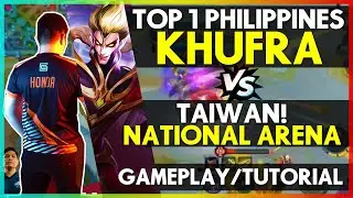 TOP 1 PH KHUFRA VS TAIWAN | NATIONAL ARENA | KHUFRA TUTORIAL