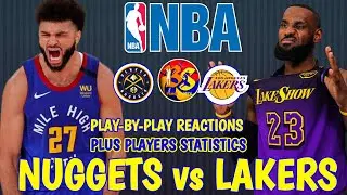 LA LAKERS at DENVER I NBA SEASON 2025-26 I PLAY-BY-PLAY REACTIONS & PLAYERS STATISTICS