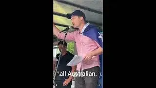 Мэтт Эмерсон из Put Australia First, Мельбурн