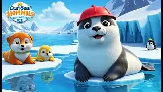 Baby Seal Goes to Ice School 🦭❄️ | 3D Animated Nursery Rhyme for Kids