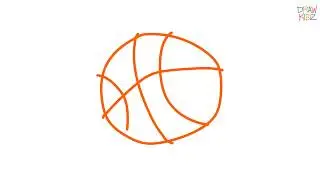 Teach Kids How To Draw Sports Equipment: Basketball