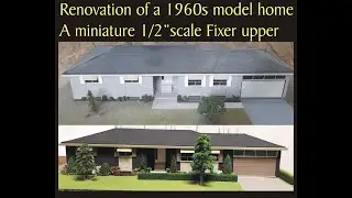 Fixer upper - Watch how we do a makeover on this G scale (1:24) 1970s house using MBS materials