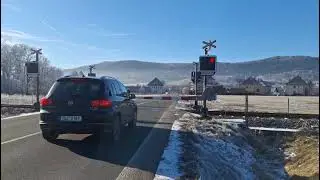 Železniční přejezd červená voda 