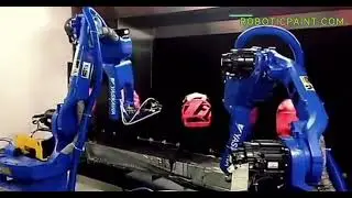 RPG Robotic Helmet Painting Line System
