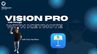 Keynote on Vision Pro walk through