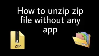 How to unzip zip files in Android || How to unzip zip files without any Android. #shorts #ytshorts.