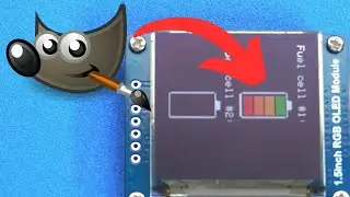 Export Images From GIMP & Display on ESP32 OLED/TFT