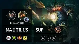 Nautilus Support vs Rumble - KR Challenger Patch 10.2