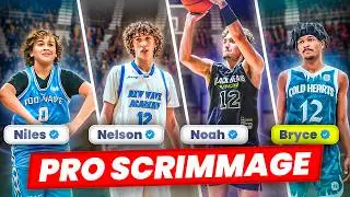 Niles, Nelson, Noah, and Bryce Griggs GO OFF AT PRO SCRIMMAGE!!!