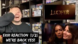 LUCIFER - 5x01 'REALLY SAD DEVIL GUY' REACTION (1/2)