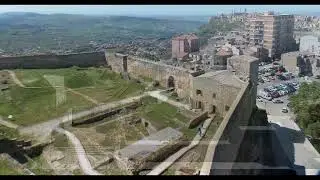 Замок Ломбардия и городок Энна, Сицилия __ Lombardy Castle and the town of Enna, Sicily